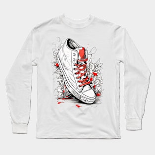 Step into Style: A Sneakers Sensation - Street Long Sleeve T-Shirt